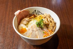 鶏節 極塩らーめん 豚バラチャーシュー・メンマ