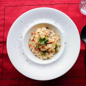 桜エビと季節の野菜リゾット