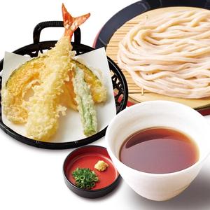 ざるうどん 天ぷら盛り（3種）セット