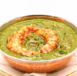 ほうれん草プラウンカレー/Sag Prawn Curry