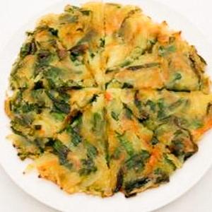 ニラチヂミ Leek Korean Pancake