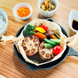 れんこんの肉詰め弁当