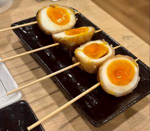 半熟卵巻き串