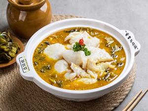 魚の薄切りと ザウアークラウト煮(酸菜片)