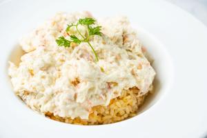 ふわふわ卵白の蟹炒飯