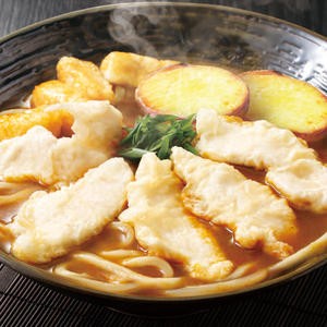 鶏天カレーうどん【深夜】