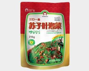 【三口一品】えごまの葉キムチ215g
