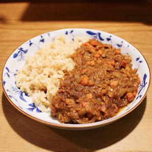 大豆ミートキーマカレー