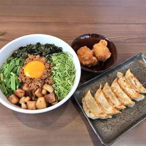 【大満足】台湾まぜそば・餃子6個・からあげ2個セット