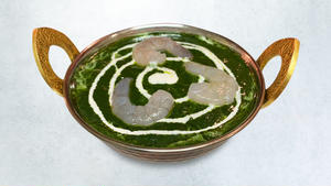 プラウンパラクカレー (Prawn Palak Curry)
