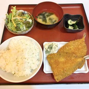 アジフライ定食