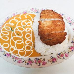 トンカツカレーライス Pork Cutlet Curry Rice