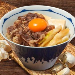 和牛にんにくすき焼き丼(並)Wagyu Beef Garlic Sukiyaki Bowl (medium)
