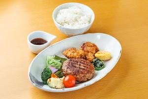 ガーリックハンバーグ弁当