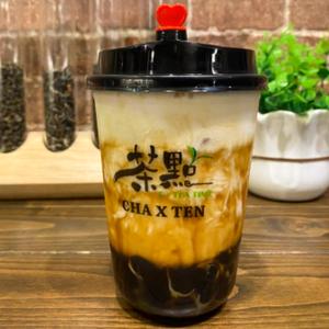 チーズフォーム黒糖タピオカラテ