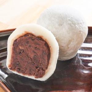 白大福(つぶあん) Rice Cake Stuffed With Sweet Bean Filling (Mashed Red Bean Paste)