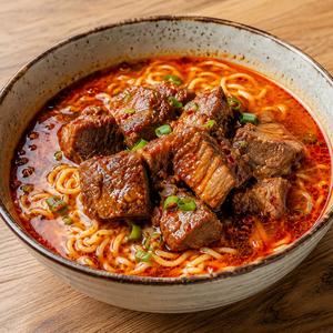Spicy Chunks Meat Ramen スパイシーチャンクミートラーメン