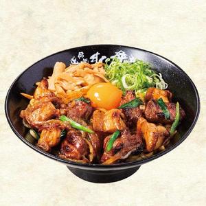 豚ハラミ牛ホルモン焼肉油そば