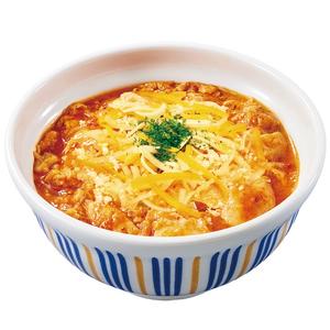 チーズ赤の親子丼 Spicy Red Simmered Chicken & Egg Rice Bowl w/ 4 Cheese