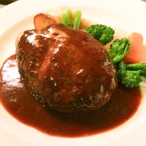 ランチタイム限定ハンバーグ デミグラスソース ライス付