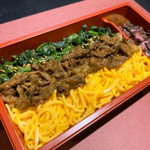 自家製A5黒毛和牛のしぐれ煮 三色重 スープ付き