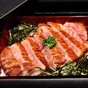 ステーキ重 わさびバターソース