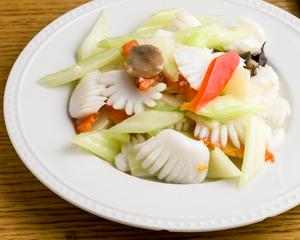 イカとセロリさっぱり炒め