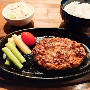 牛タンハンバーグ ライスセット