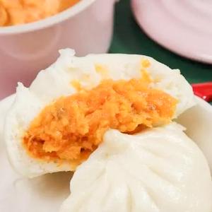 さつまいもまん(地瓜包, Sweet potato bun)
