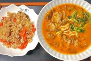 マーララムモツラーメンセット
