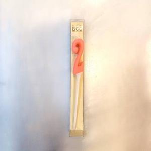 ナンバーキャンドル 「2」