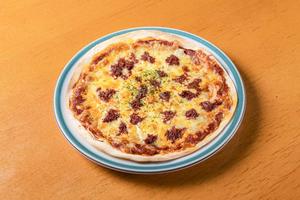 コンビーフのピザ