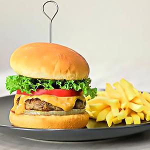 ハンバーガー(ポテト付き)