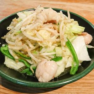 もつ野菜炒め