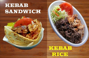 ミックスサンドイッチ+ライス Mix sandwich + rice