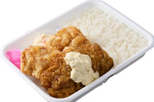 合盛り弁当ミニ(醤油からあげ1個・南蛮からあげ1個)