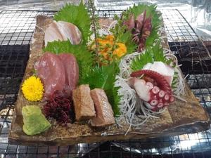 本日の刺身3点盛り