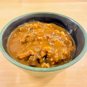うどん屋さんの和風カレー丼