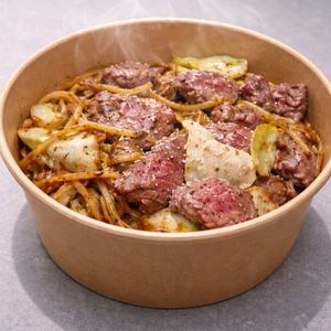 特選A5和牛カルビと牛バラの味噌焼丼