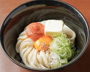 明太釜玉バターうどん(温)