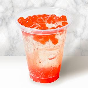 味付きタピオカ ストロベリー味ソーダ