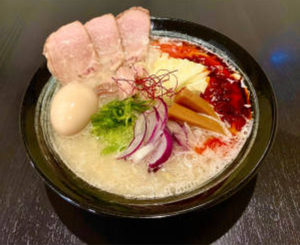 辛い特製濃厚豚骨ハマグリ塩