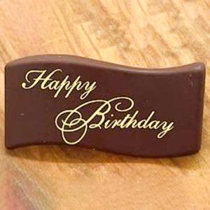 Happy Birthday チョコプレート Happy Birthday Chocolate Plate