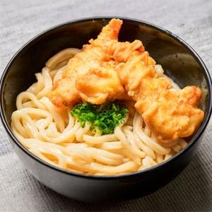 ぶっかけかしわ天うどん