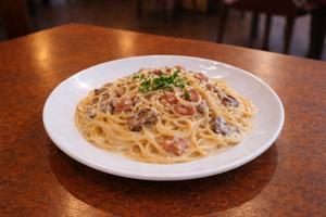 クリームパスタ