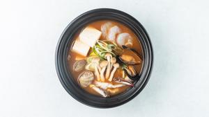 海鮮味噌チゲ(ライス付き)