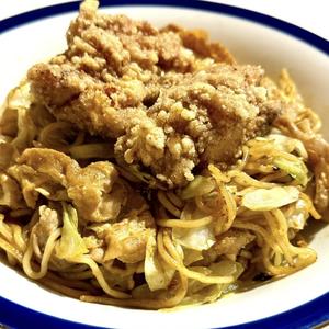 唐揚げ焼きそば