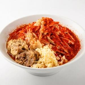 濃厚背脂 魚介豚骨赤信号【まぜそば】