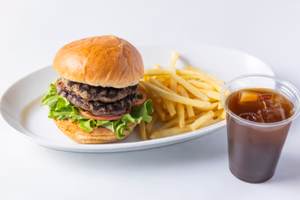 ダブルビーフハンバーガー ドリンクセット