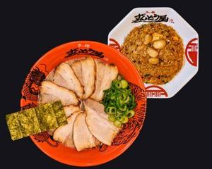 チャーシューめん＆にんにくチャーハンセット Cha-shu Ramen ＆ Garlic Fried Rice Set